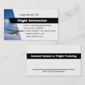 Fluglehrer Terminkarte (Vorne/Hinten)