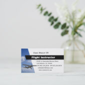 Fluglehrer Terminkarte (Stehend Vorderseite)