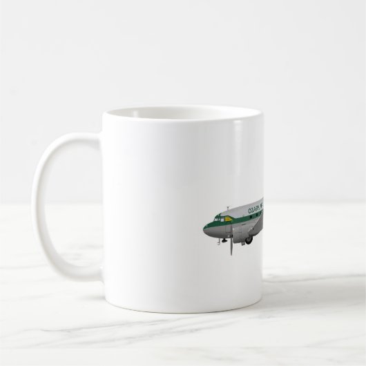 Fluglinien Douglas DC-3 Ozark Kaffeetasse (Links)