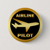 FLUGLINIEN-PILOT BUTTON (Vorderseite)