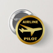 FLUGLINIEN-PILOT BUTTON (Vorne & Hinten)