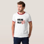 Fluglinien-Pilot T-Shirt (Vorne ganz)