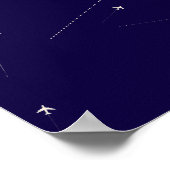 Fluglinien Poster (Ecke)