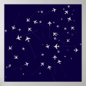 Fluglinien Poster (Vorne)