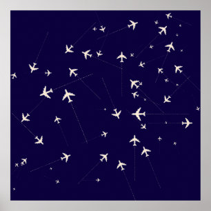 Fluglinien Poster