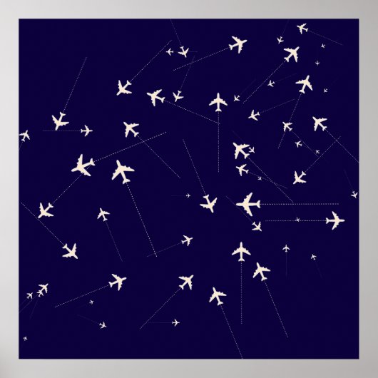 Fluglinien Poster (Vorne)