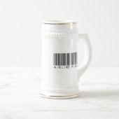 Fluglinien-VersuchsBar-Code Bierglas (VorderseiteRechts)