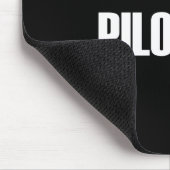 Fluglinien-Versuchsdunkelheit Mousepad (Ecke)