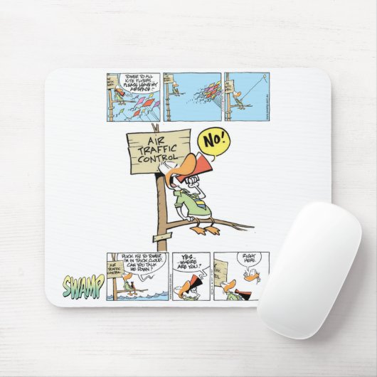 Fluglotse-Ente Mousepad (Mit Mouse)