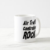 Fluglotse-Felsen! Tasse (VorderseiteRechts)