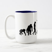 Fluglotse-Flughafenarbeits-Turm-Kontrolle Zweifarbige Tasse (Links)