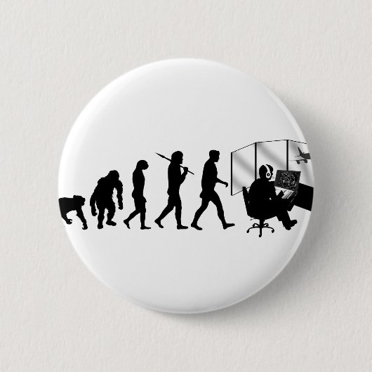 Fluglotse-Geschenkturm-Kontrolle Button (Vorderseite)