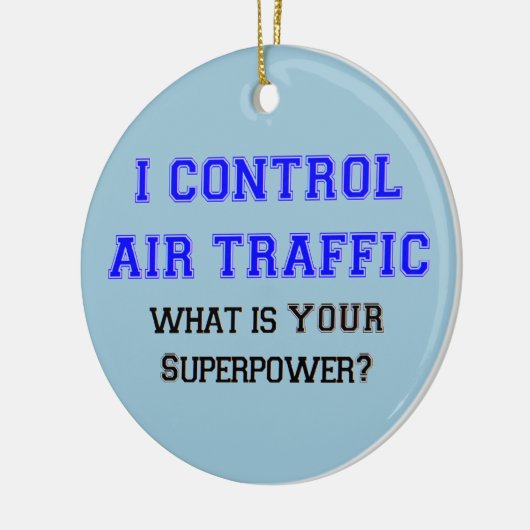 Fluglotse Keramikornament (Links)