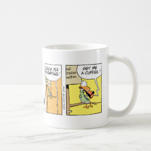Fluglotse-lustiger Kaffee-Cartoon Kaffeetasse