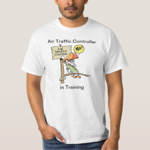 Fluglotse-Trainings-Cartoon-Shirt T-Shirt