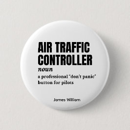 Fluglotsen - Definition des Spaßes in der Luftfahr Button