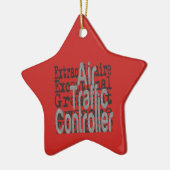 Fluglotsen-Extraordinär Keramikornament (Links)