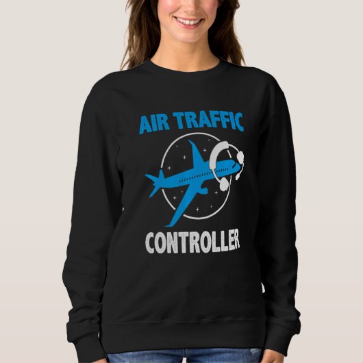 Fluglotsen-Kontrolle-Experte Air M Sweatshirt (Vorderseite)