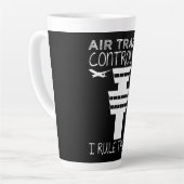 Fluglotsen macht Joke Flight Kontrolle Milchtasse (Linke Ecke)