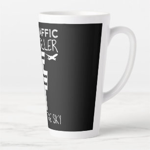 Fluglotsen macht Joke Flight Kontrolle Milchtasse
