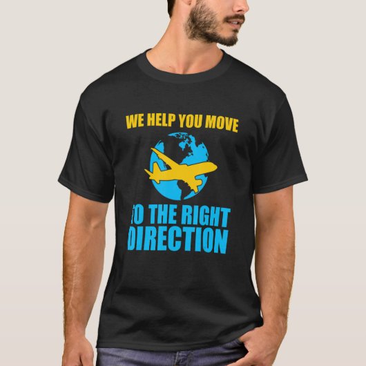 Fluglotsenflugzeug Gr T-Shirt (Vorderseite)
