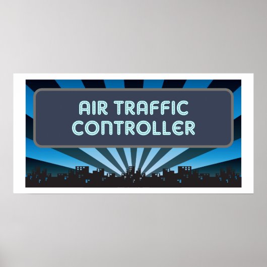 Fluglotsenmarquee Poster (Vorne)