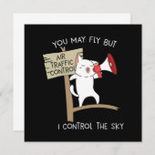 Fluglotsenstatus von Funny Pilot Einladung (Vorne/Hinten)