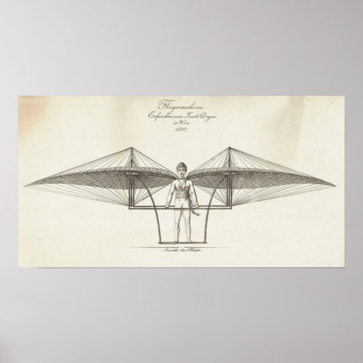 FLUGMASCHINE 1807 POSTER (Vorne)