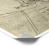 Flugmaschine, Leonardo da Vinci, 1488 Poster (Ecke)