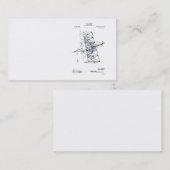 FLUGMASCHINE-PATENT - CIRCA 1914 - Visitenkarten Visitenkarte (Vorne/Hinten)