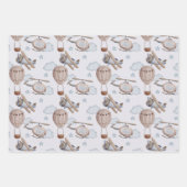 Flugmaschinen geschenkpapier set (Vorderseite 2)