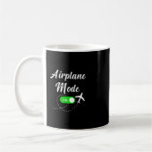 Flugmodus Lustige Reise Pilot Flugzeug Urlaub Kaffeetasse (Links)