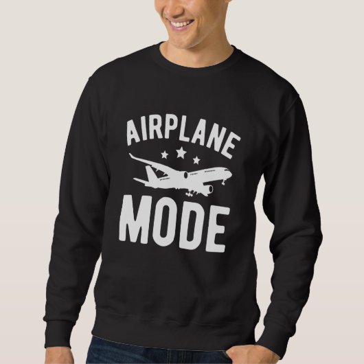 Flugmodus Pilot Flugzeug Flugzeug Luftfahrt  32 Sweatshirt (Vorderseite)