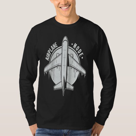Flugmodus Pilot Flugzeug Flugzeug Luftfahrt Ragla T-Shirt (Vorderseite)