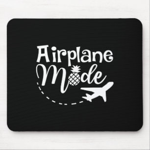 Flugmodus Reisende Ananas Urlaubsreise Gi Mousepad