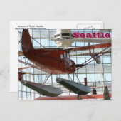Flugmuseum - Seattle Postkarte (Vorne/Hinten)