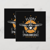 Flugparamedizin Einladung (Vorne/Hinten)