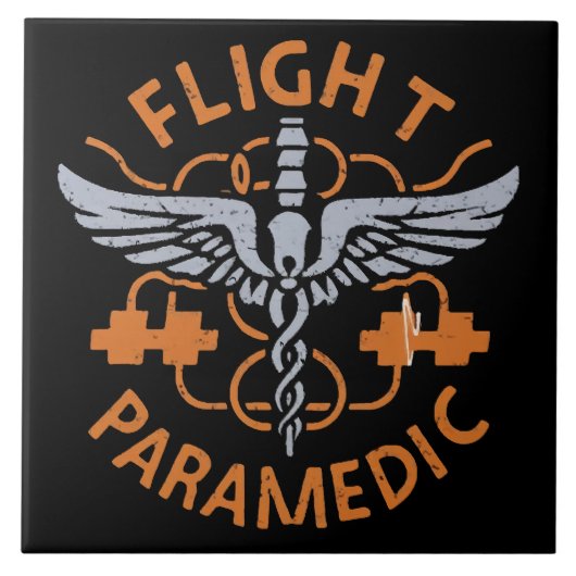 Flugparamedizin Fliese (Vorderseite)
