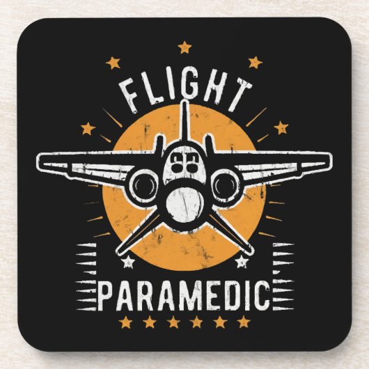 Flugparamedizin Getränkeuntersetzer (Vorderseite)