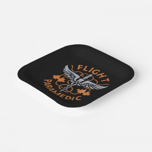 Flugparamedizin Pappteller (Gewinkelt)