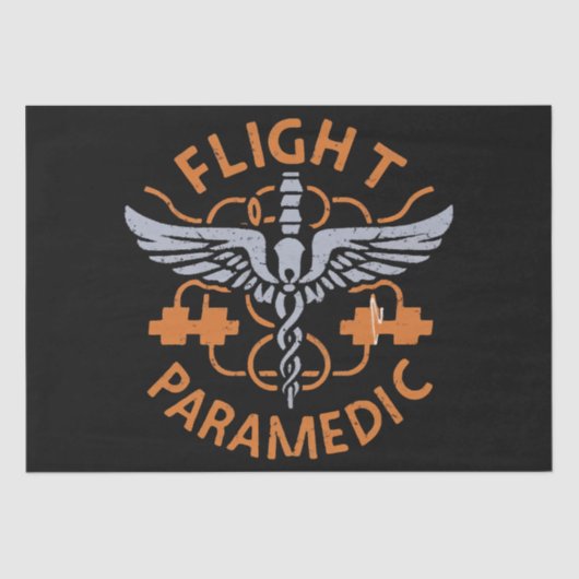 Flugparamedizin Seidenpapier (Vorderseite)