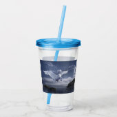 Flugpegasus Acryltrinkbecher (Rückseite)