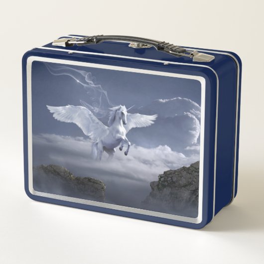 Flugpegasus Metall Brotdose (Rückseite)