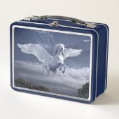 Flugpegasus Metall Brotdose (Vorderseite)