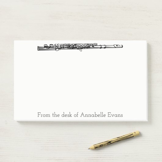 Flugpersonalisierung Post-it Klebezettel (Auf Schreibtisch)