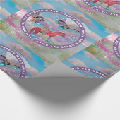 Flugpferde Geschenkpapier (Ecke)