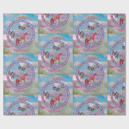 Flugpferde Geschenkpapier