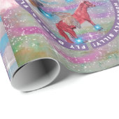Flugpferde Geschenkpapier (Rolleneckpunkt)