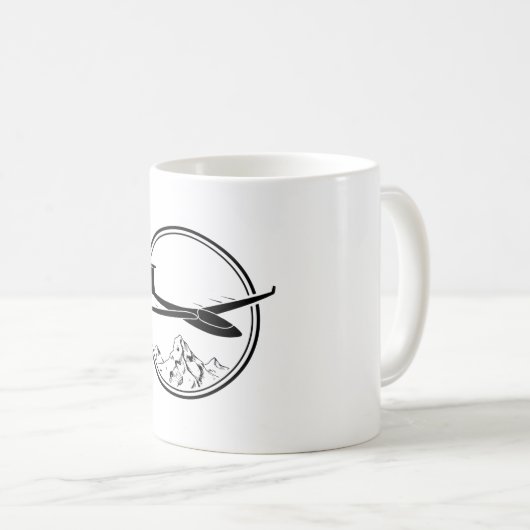Flugpilot| Gliding Hobby Geschenkideen Kaffeetasse (VorderseiteRechts)