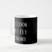 Flugpiloten buchen Funny Quote Text Kaffeetasse (Vorderseite Links)